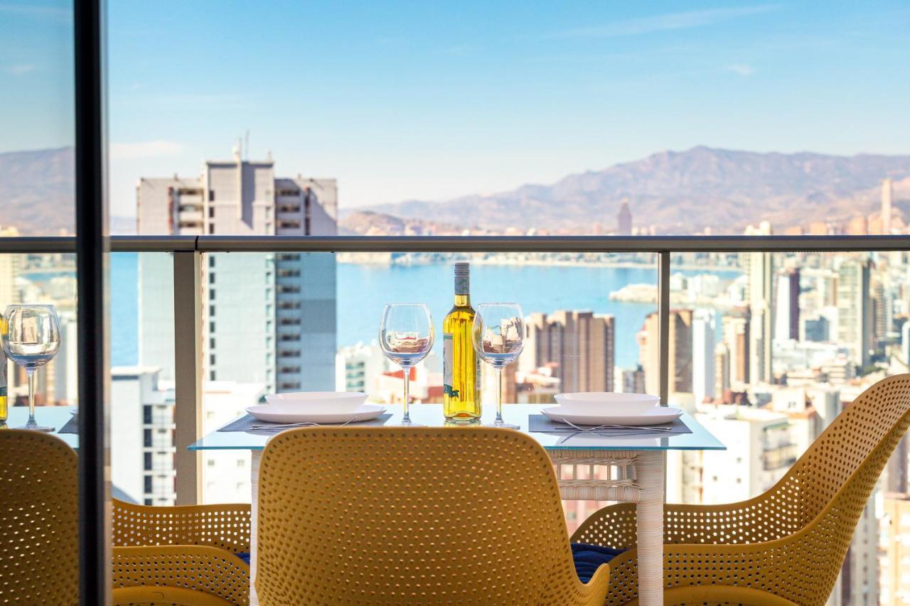 Apartamento Gran terraza privada con vistas espectaculares - Torre Lúgano Benidorm Exterior foto