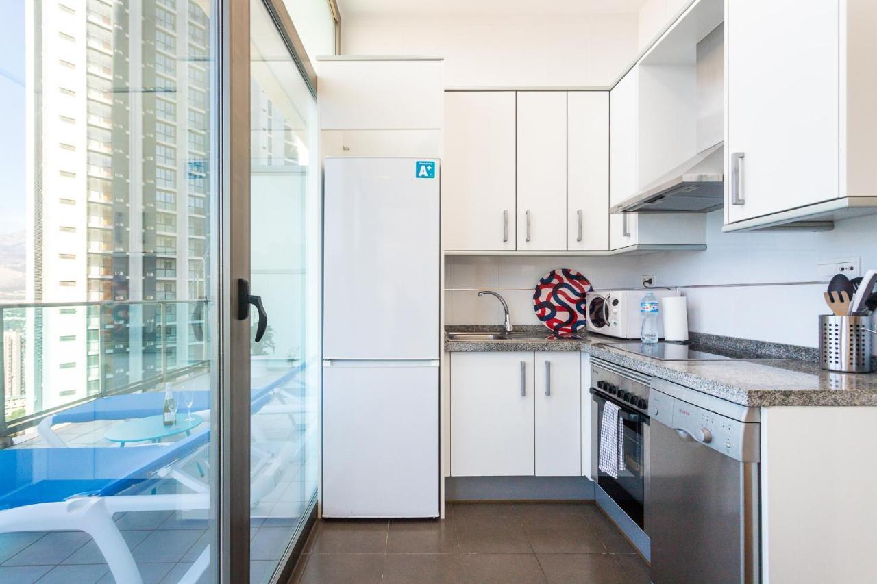 Apartamento Gran terraza privada con vistas espectaculares - Torre Lúgano Benidorm Exterior foto
